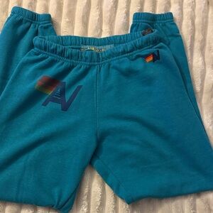 Aviator Nation Teal Sweatpants